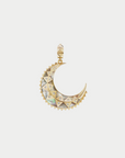 HARWELL GODFREY - Mini Moon Crescent Inlay Charm, Mother Of Pearl