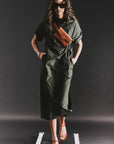 Morena Dress, Military Green