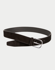 TOTEME - Wide Trouser Belt, Espresso