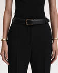 TOTEME - Wide Trouser Belt, Black