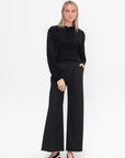 Aada Flare Pants, Black