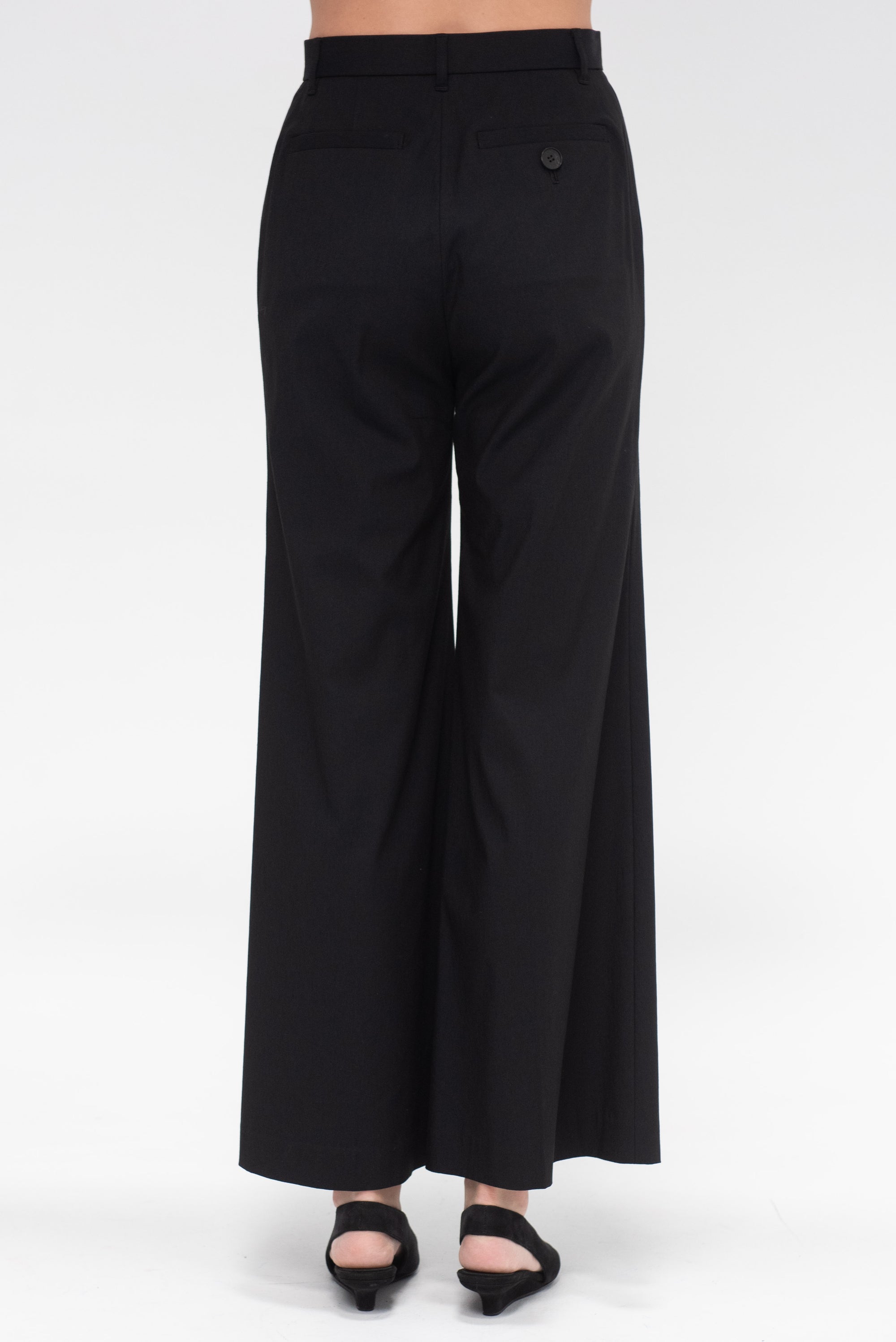 Aada Flare Pants, Black