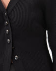 AKIRANAKA - Greer Knit Cardigan, Black