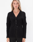 AKIRANAKA - Greer Knit Cardigan, Black