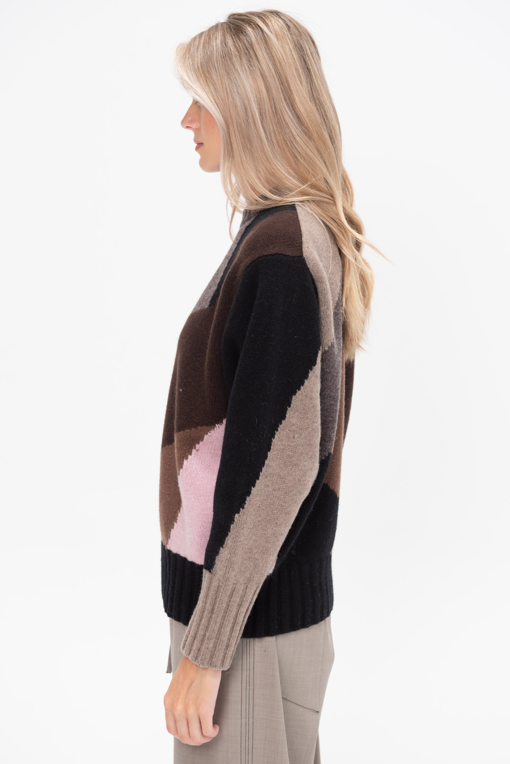 AKIRANAKA - Bibemus Sweater, Black &amp; Brown