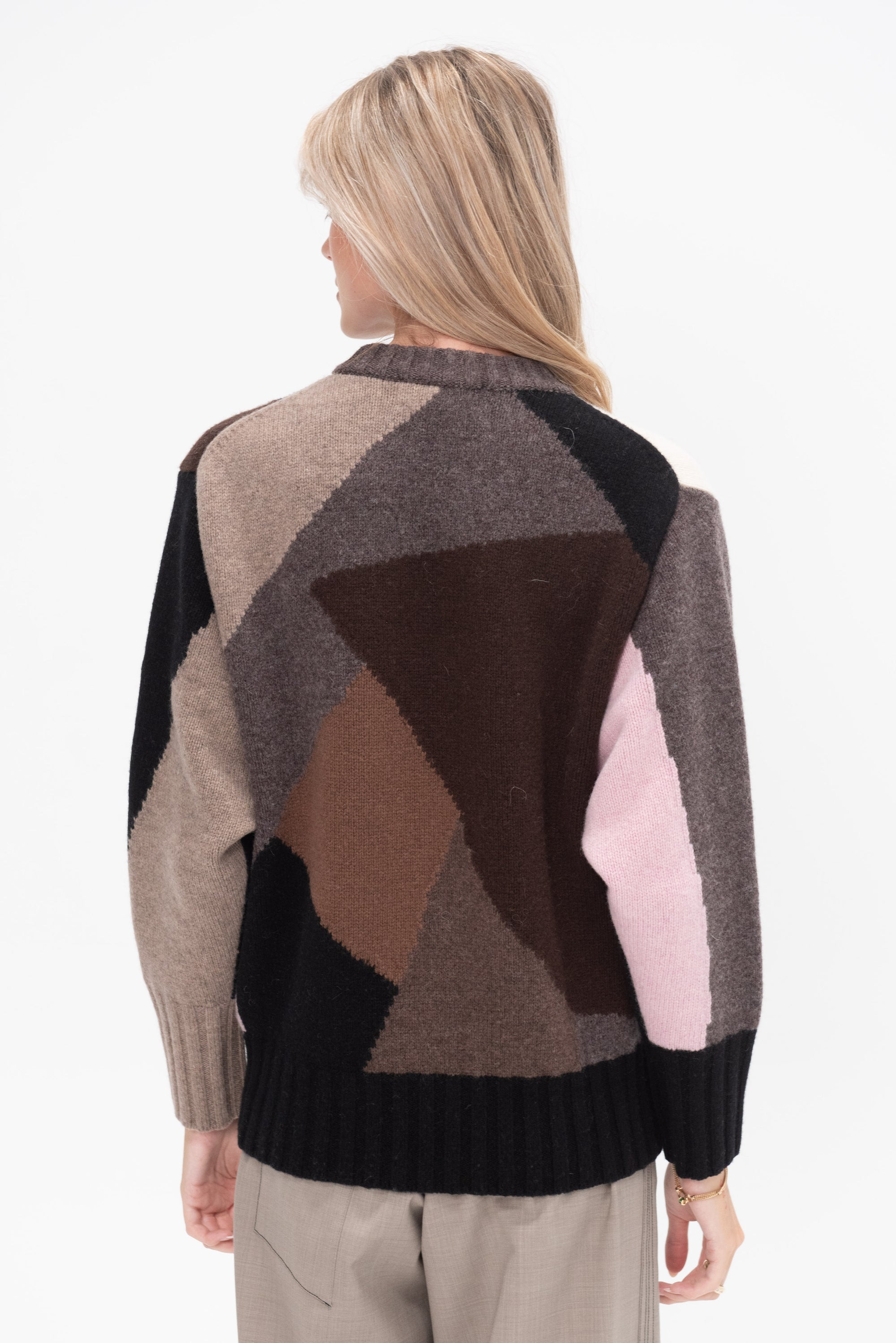 AKIRANAKA - Bibemus Sweater, Black &amp; Brown