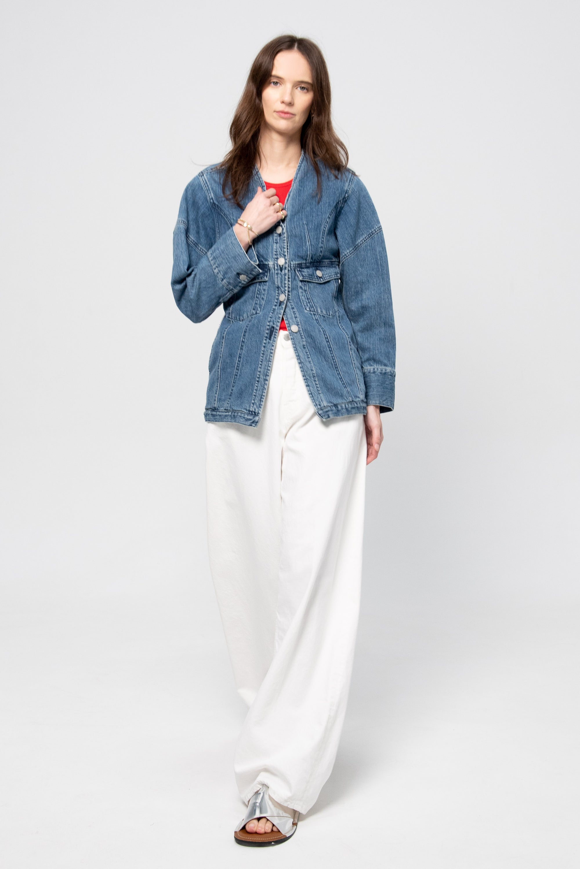 Helene Denim Jacket, Blue