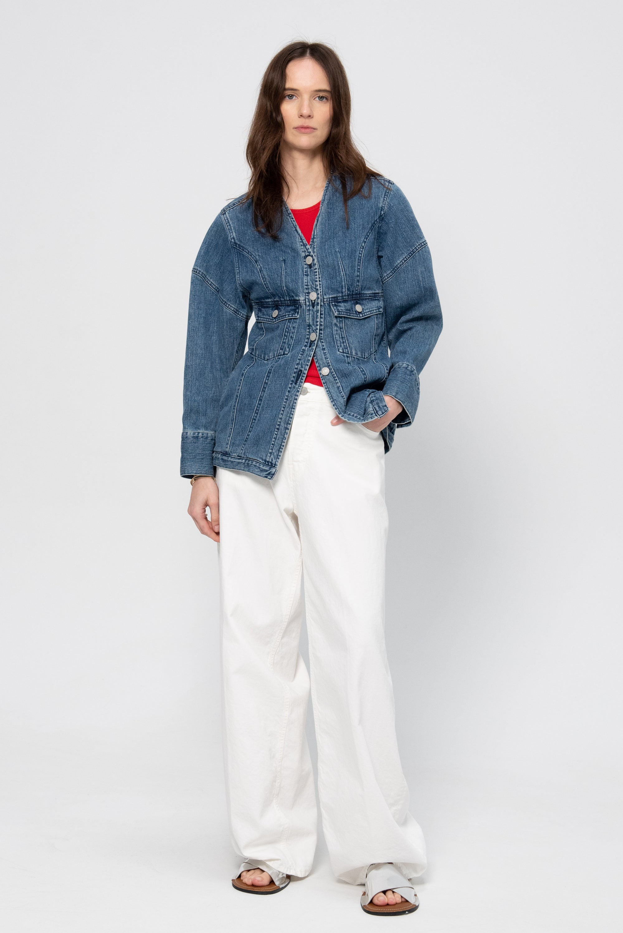 Helene Denim Jacket, Blue