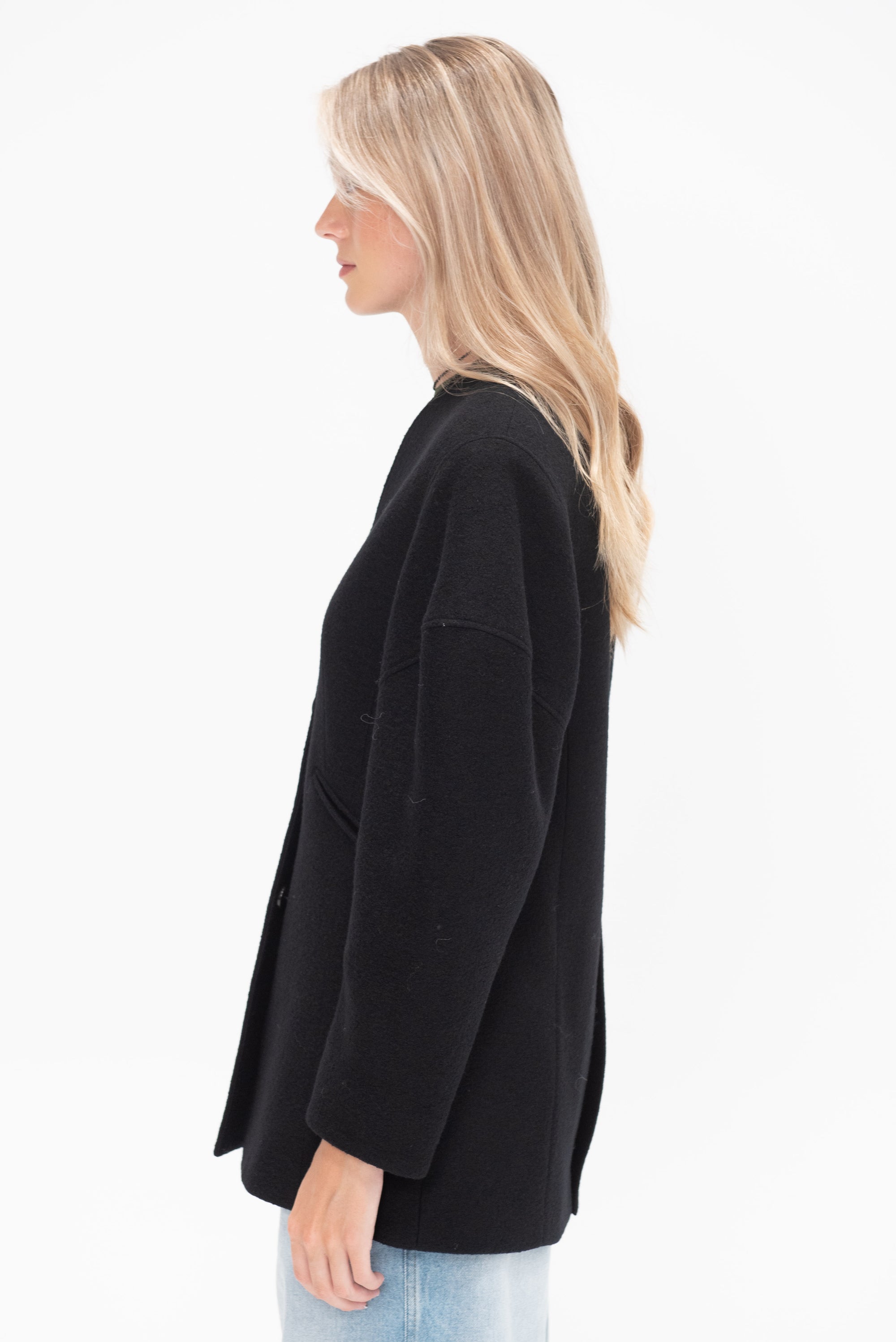 AKIRANAKA - Helene Boucle Jacket, Black