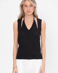 Ernesta Knit Camisole, Black