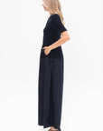 AKIRANAKA - Ilsa Jersey Jumpsuit, Navy