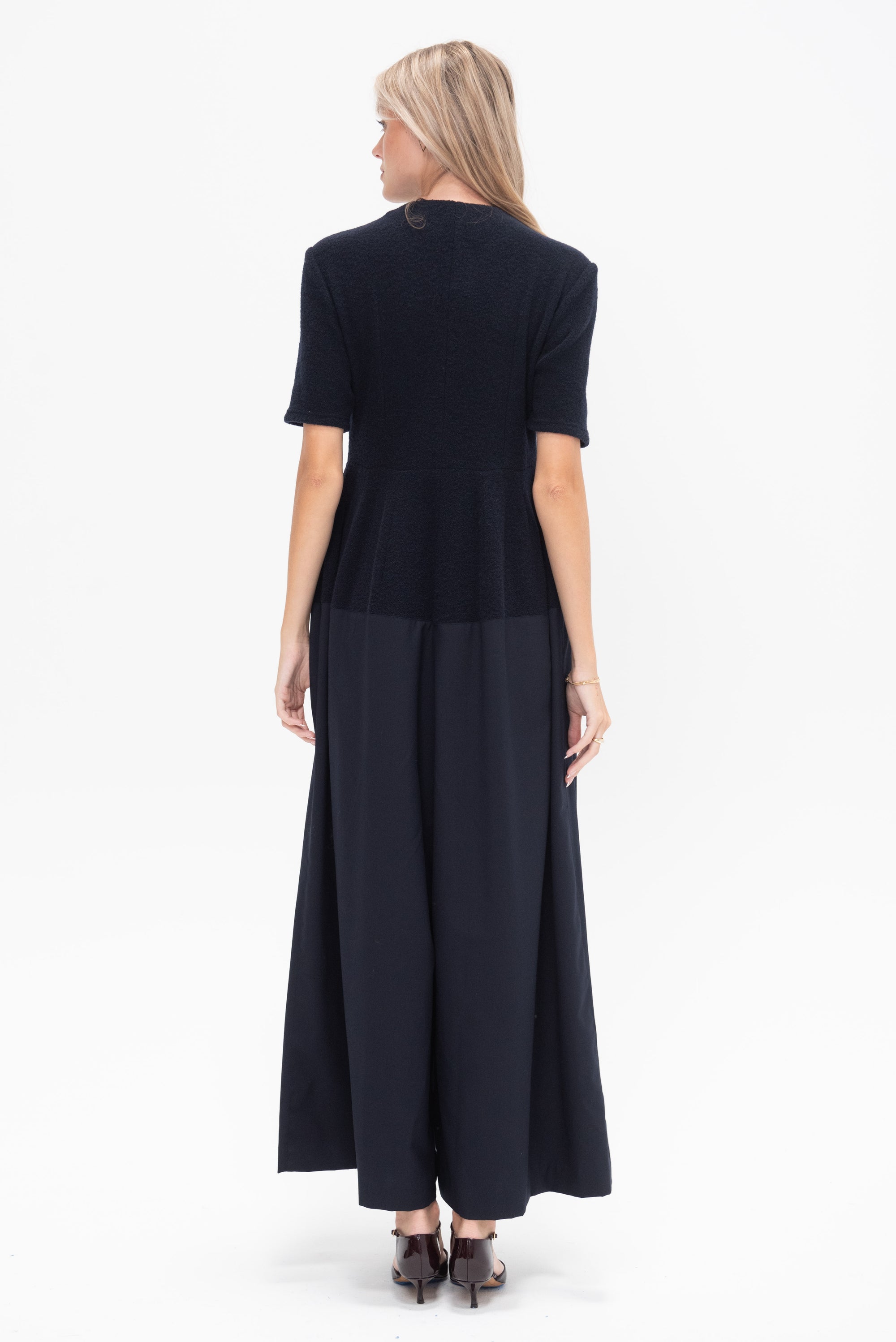 AKIRANAKA - Ilsa Jersey Jumpsuit, Navy