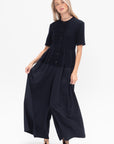 AKIRANAKA - Ilsa Jersey Jumpsuit, Navy