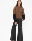 AKIRANAKA - Celia Knit, Black & Brown