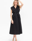 Natalie Trench Dress, Black