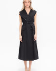 Natalie Trench Dress, Black