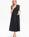 Natalie Trench Dress, Black