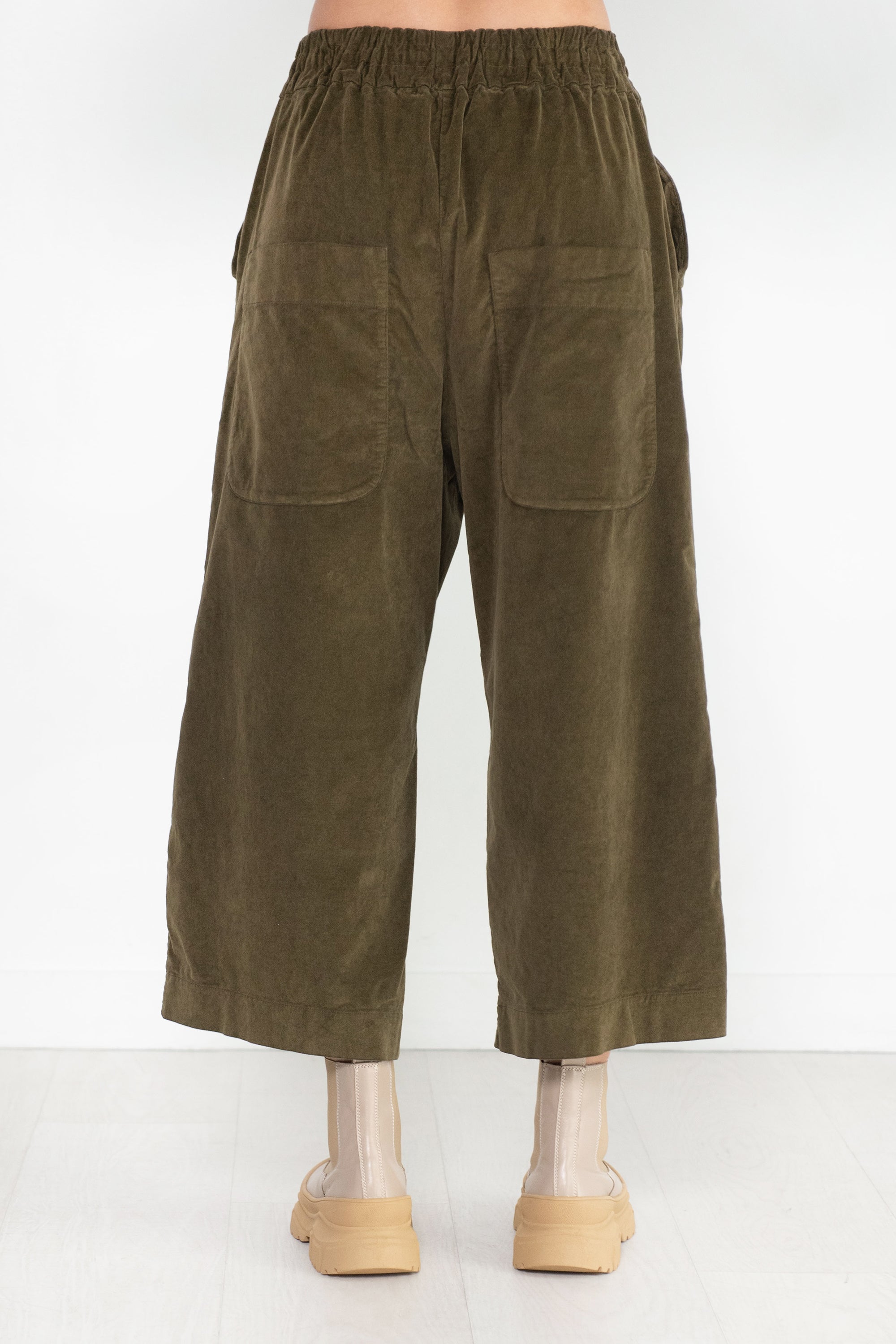 ALBUM DI FAMIGLI / VELVET WIDE TROUSERS-