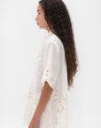 ALÉMAIS - Pegasus Embroidered Shirt, Ivory