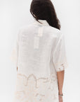 ALÉMAIS - Pegasus Embroidered Shirt, Ivory