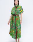 Fiesta Shirtdress, Green