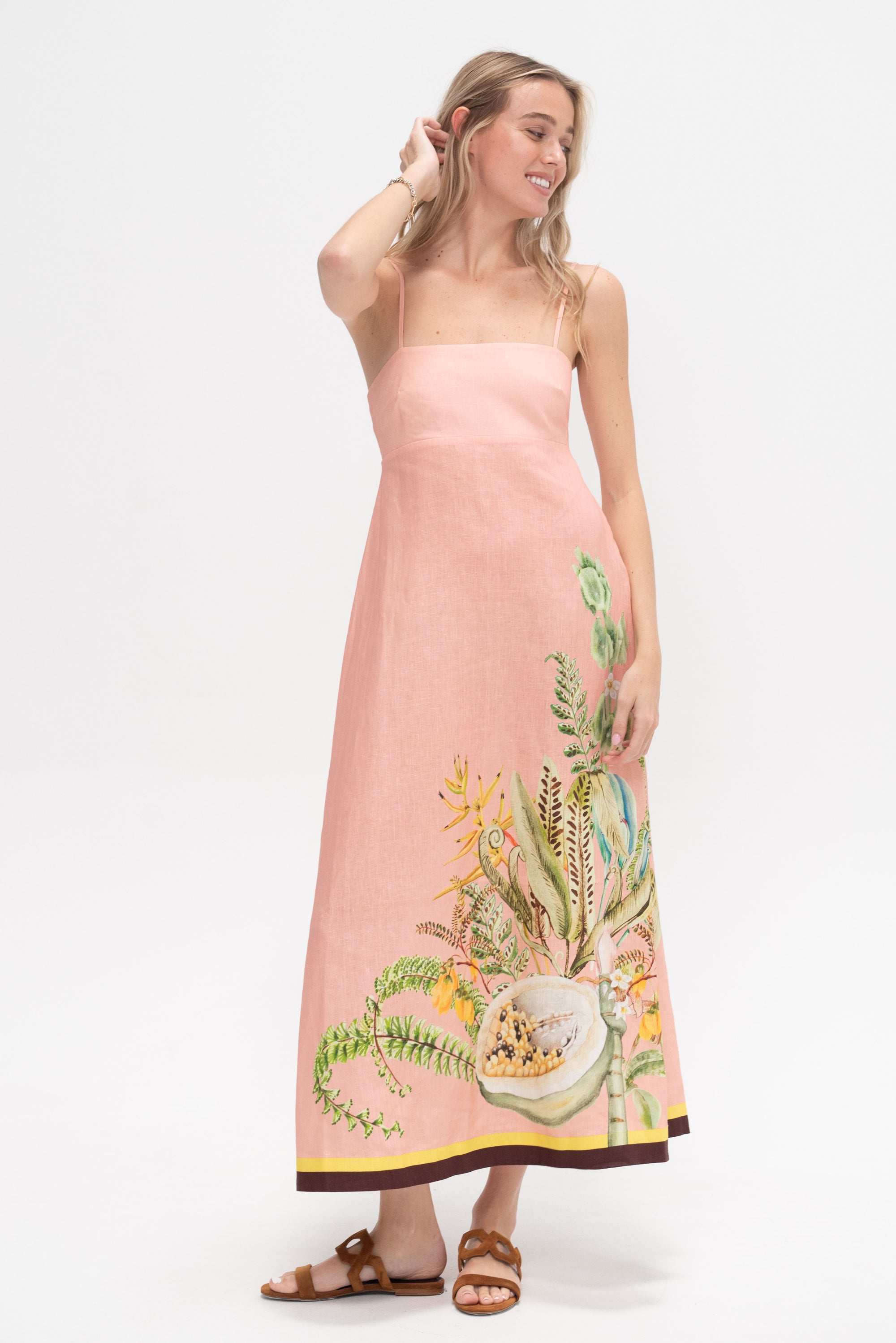 Papaya Sundress, Pink