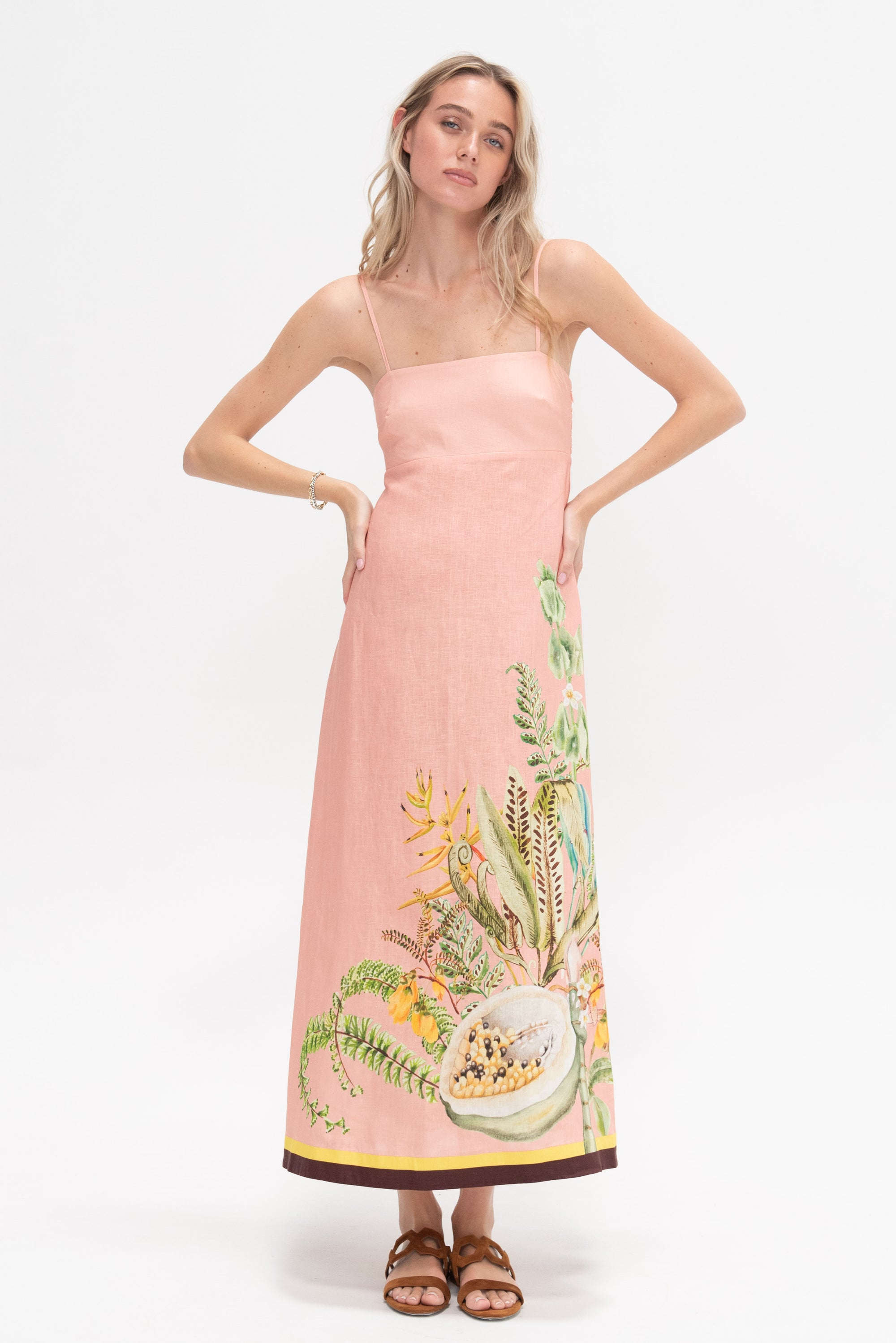 Papaya Sundress, Pink