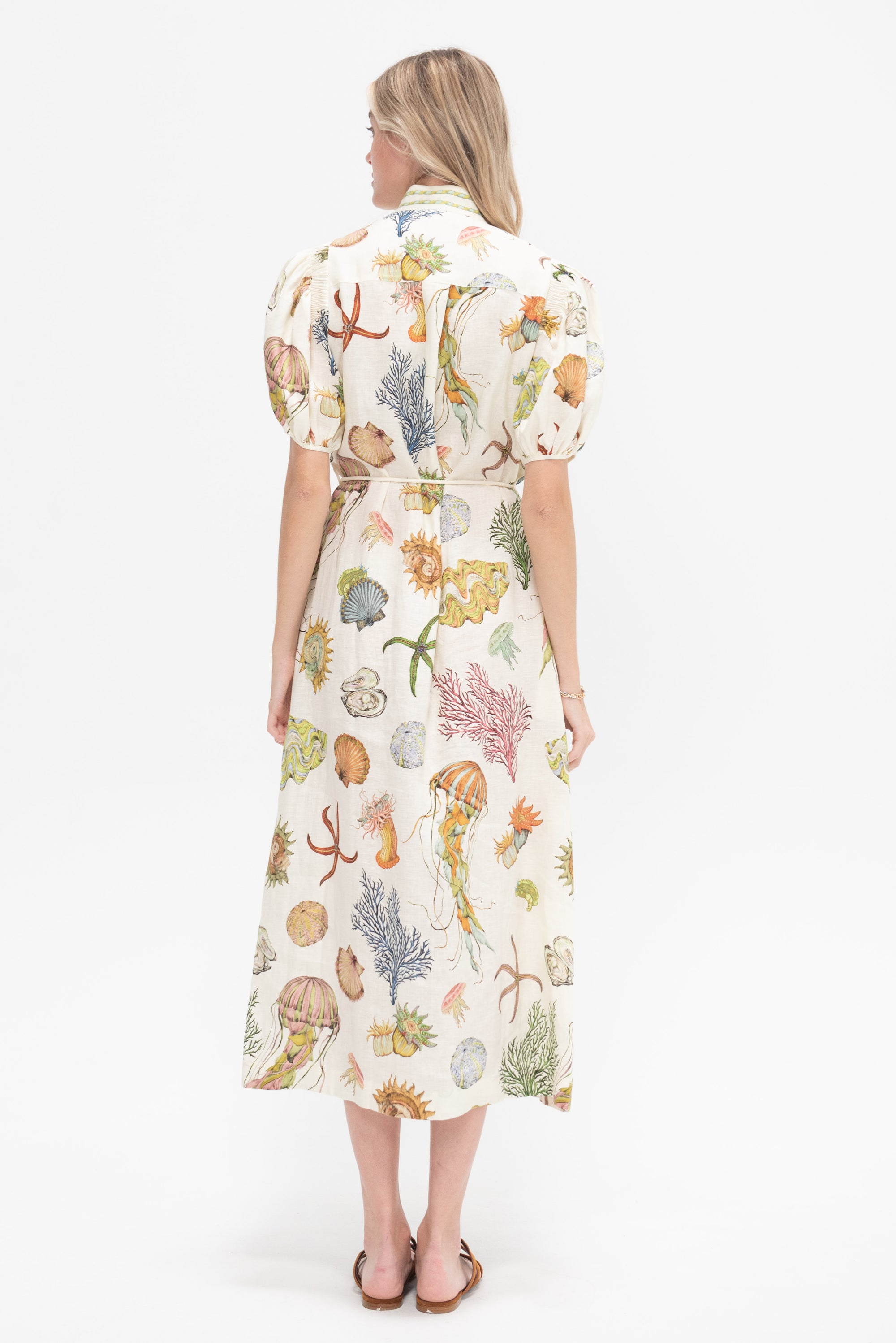 Sea Shirtdress, Cream