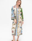 Bathhouse Silk Shirtdress, Multi