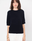 Round Neckline Sweater, Deep Night