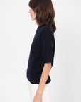 Round Neckline Sweater, Deep Night