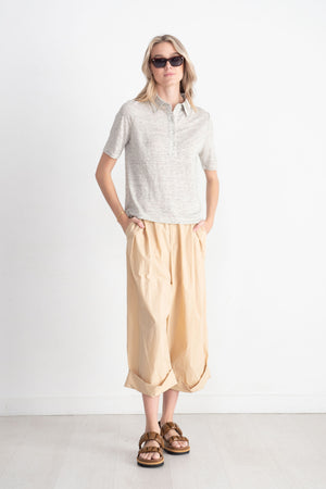 Soft Surroundings, Pants & Jumpsuits, Soft Surroundings Pants Womens Large  L Tan Wide Leg Gauze Coastal Grandma Loose