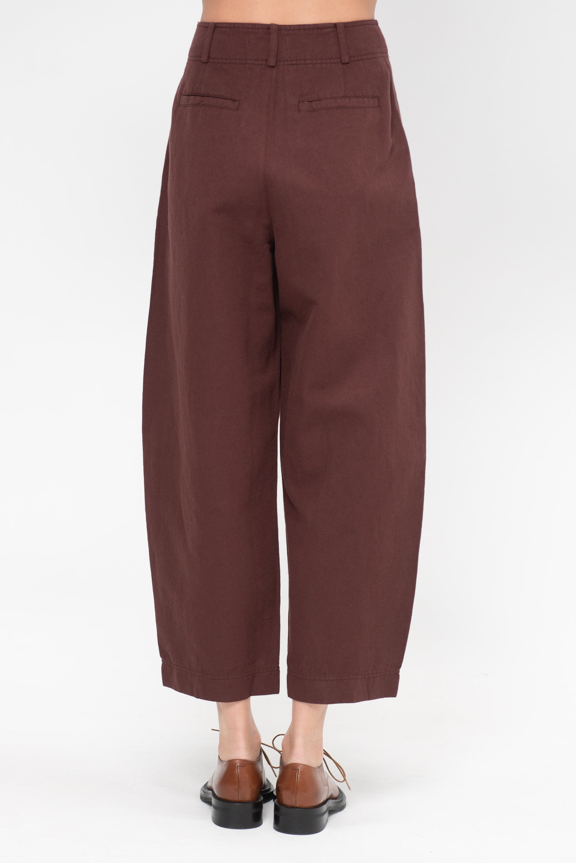 Bari Crop Trouser, Rosewood