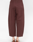 Bari Crop Trouser, Rosewood