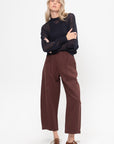 Bari Crop Trouser, Rosewood