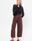 Bari Crop Trouser, Rosewood