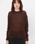 Softest Tissue Weight Sweater, Chocolate