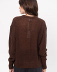 Softest Tissue Weight Sweater, Chocolate