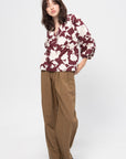 Manu Drawstring Pant, Toffee