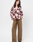 Manu Drawstring Pant, Toffee