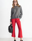 Apiece Apart - Rene Flare Trouser, Deep Red