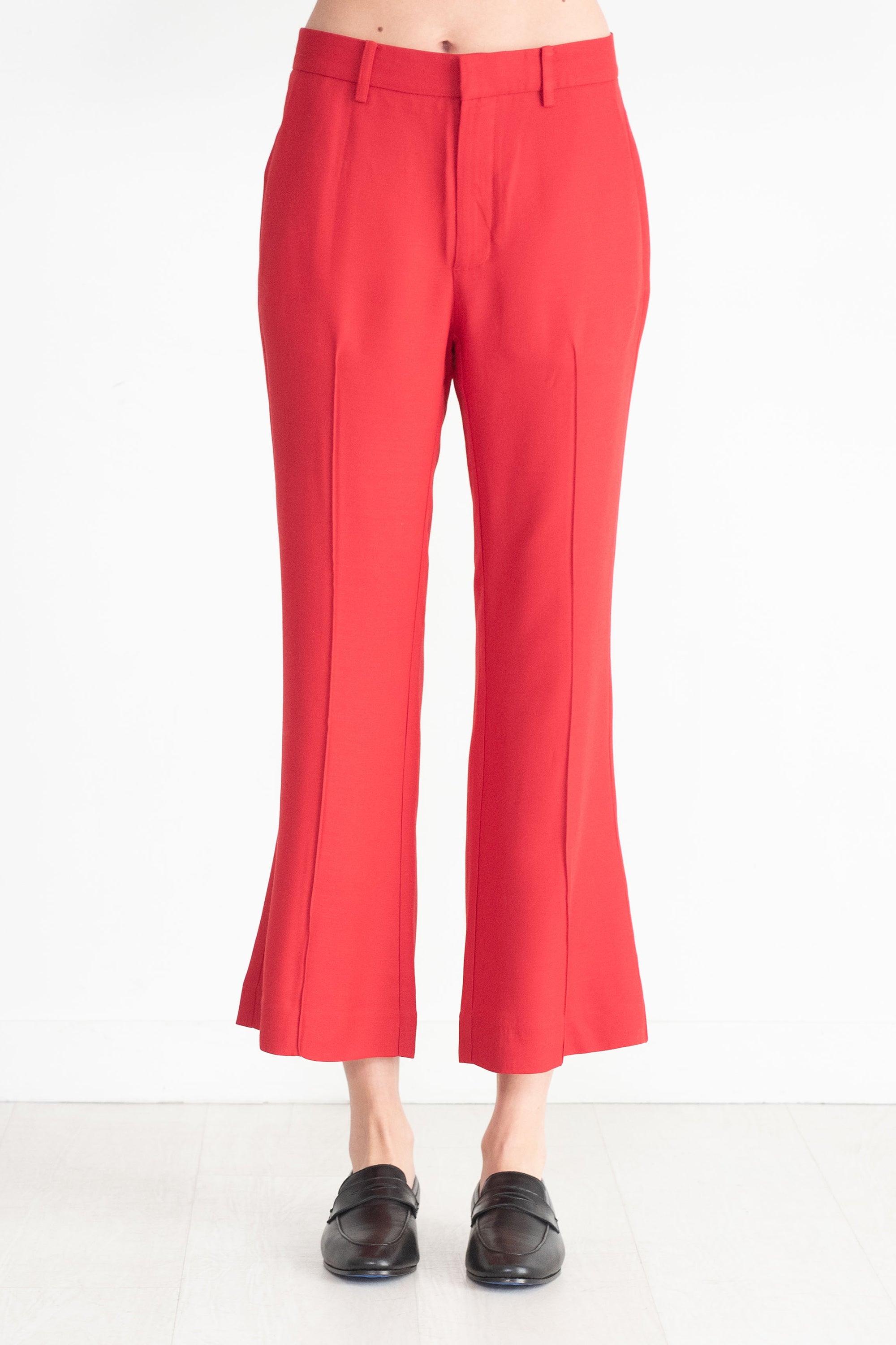 Apiece Apart - Rene Flare Trouser, Deep Red