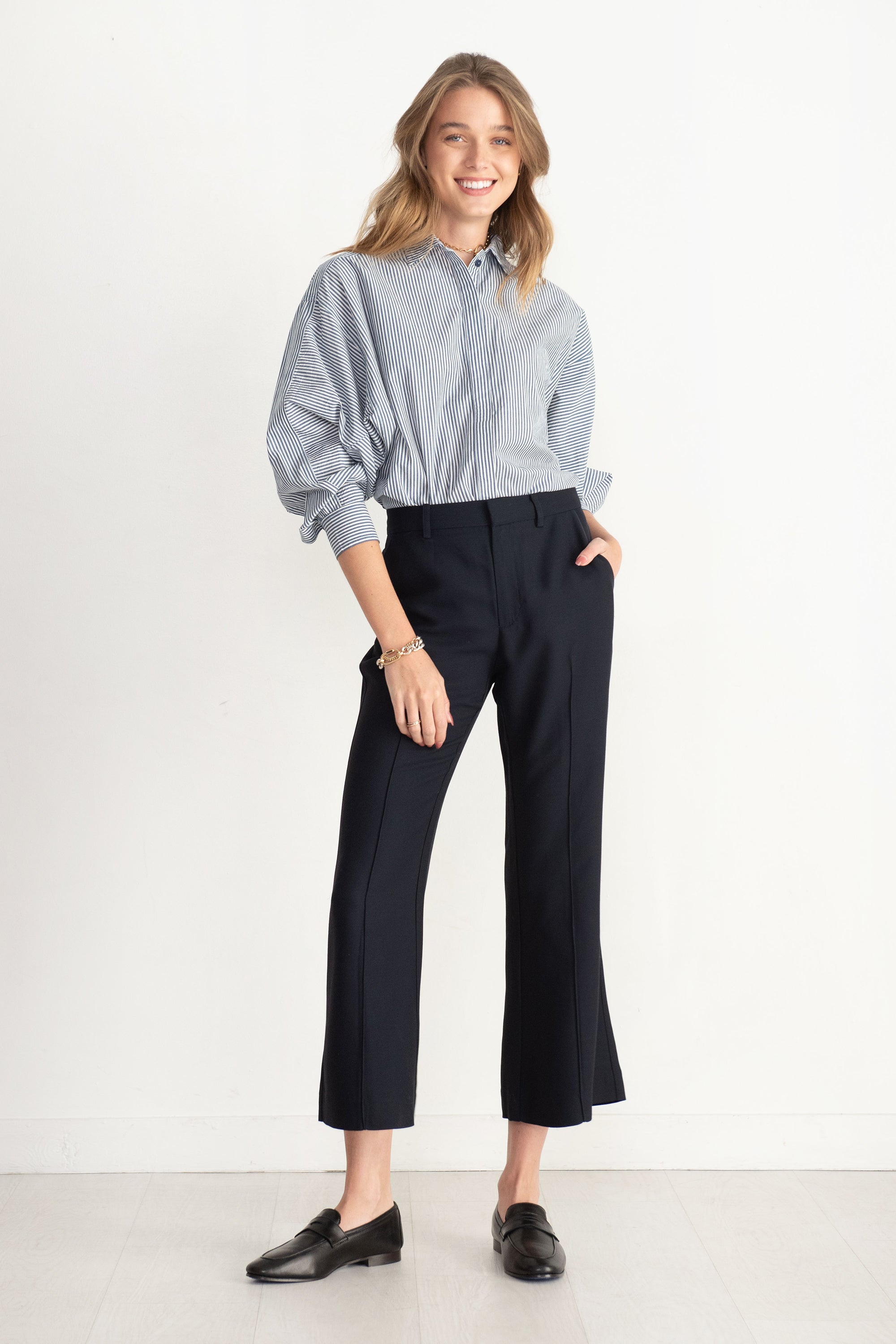 Apiece Apart - Rene Flare Trouser, Midnight