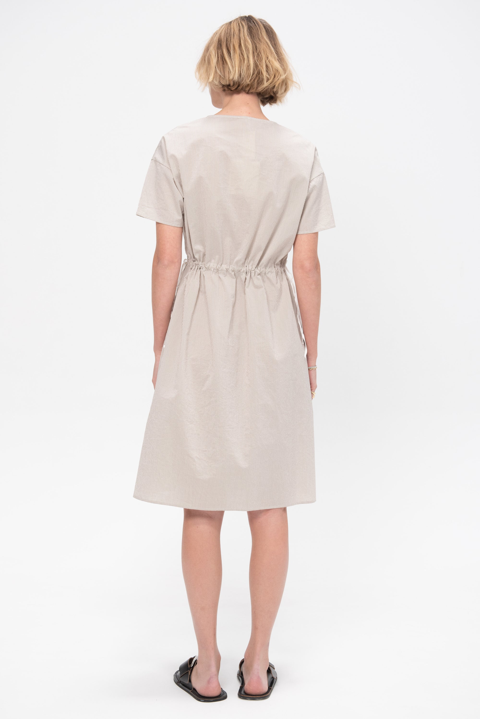 Short Sleeve Dress, Mud