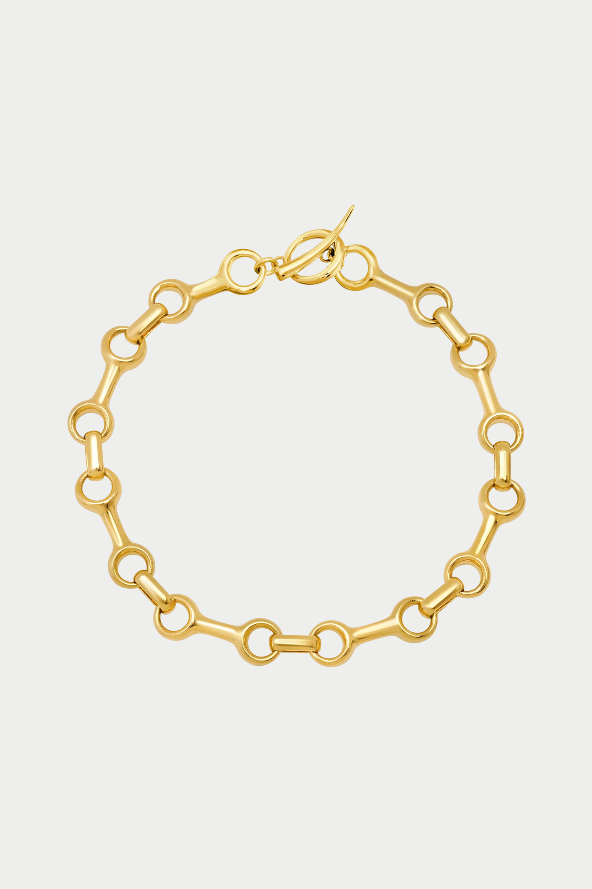 Double Beam Bracelet, Yellow Gold – Kick Pleat