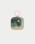 Small Squircle Charm, Landscape Jasper