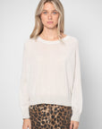 Marcella Sweater, White Sail