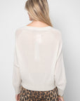 Marcella Sweater, White Sail