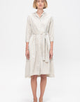 Dawn Dress, Cream Stripe