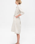 Dawn Dress, Cream Stripe